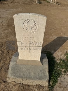 BAGHDAD (NORTH GATE) WAR CEMETERY - BROWN, J